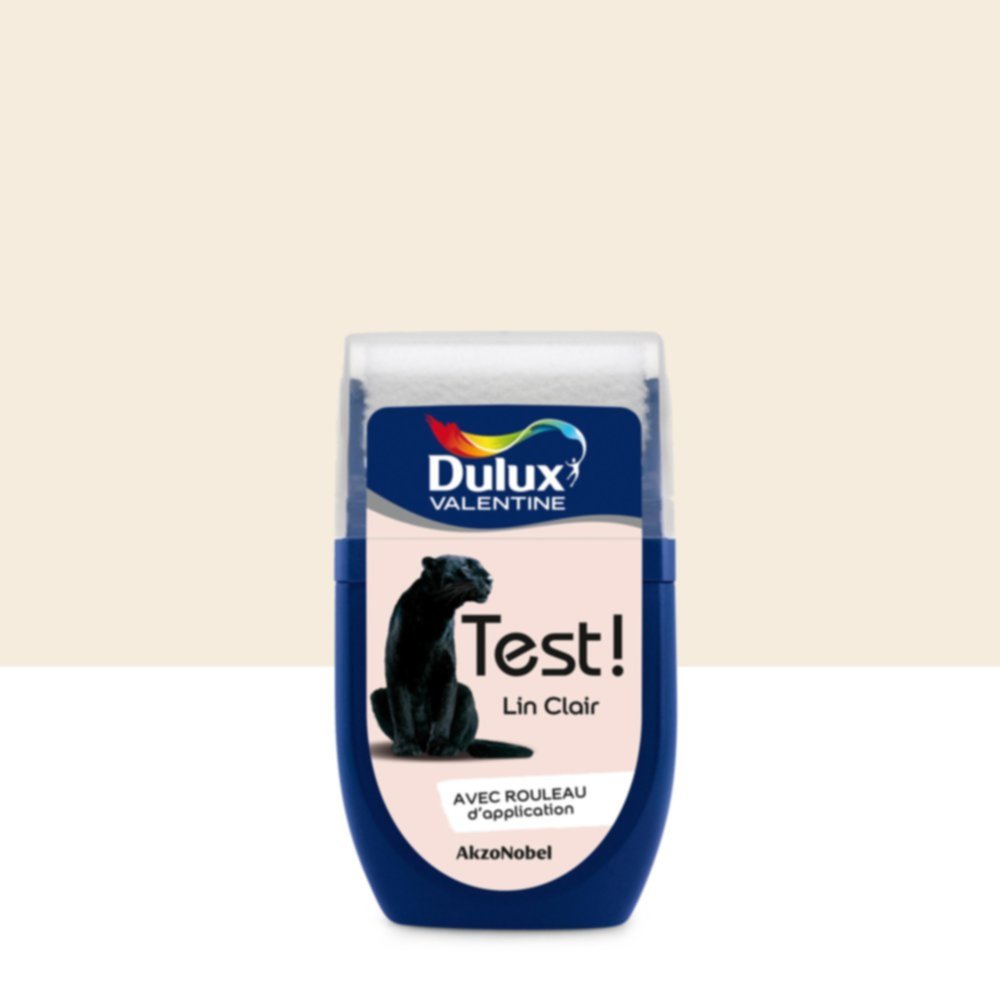 Testeur de Peinture Crème de Couleur Lin Clair 30ml - DULUX VALENTINE