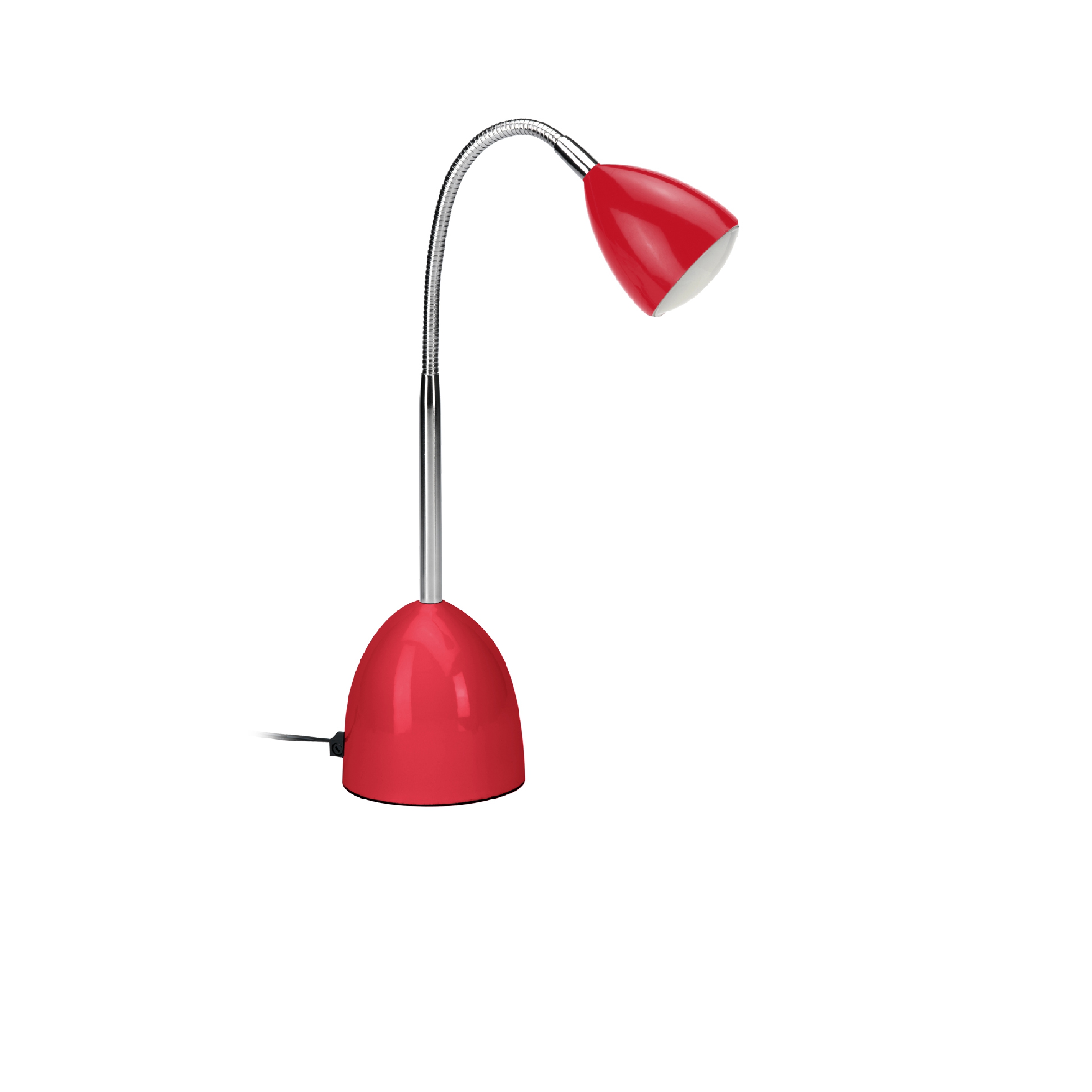 Lampe de  bureau led tom rouge d9 h37