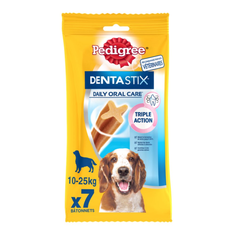 7 Friandises Chien Medium Dentastix Daily Oral Care - PEDIGREE