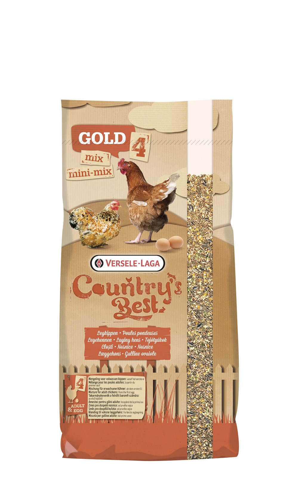 Alimentation poule pondeuse Gold 4 Mix 20kg - COUNTRY'S BEST