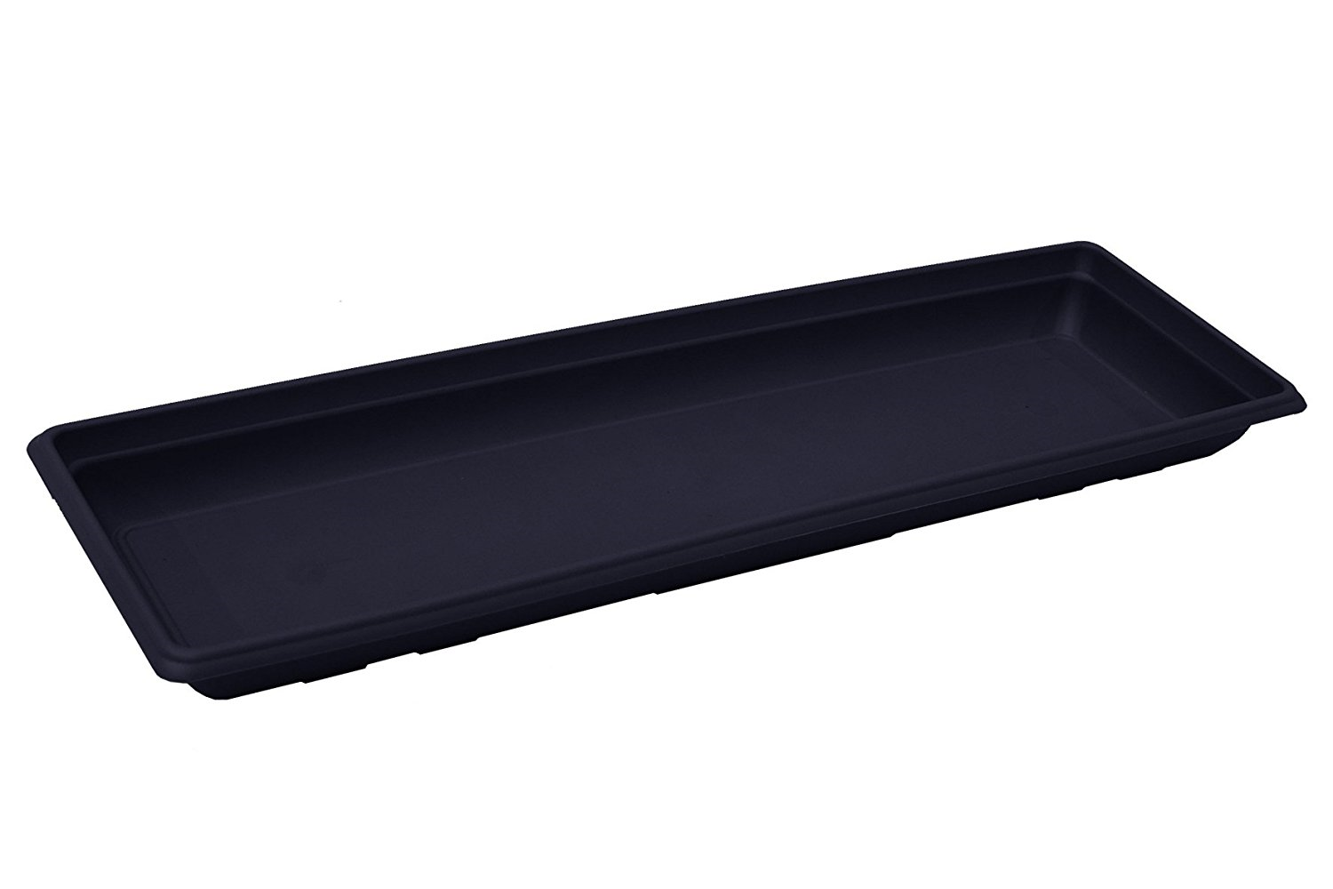 Soucoupe jardinière Granprisca 65 noir violine 59x20,5cm - POETIC