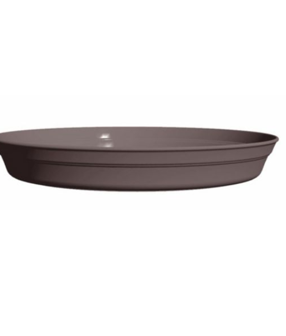 Soucoupe Romeo 50 en polypropyléne - taupe à 34 cm - POETIC