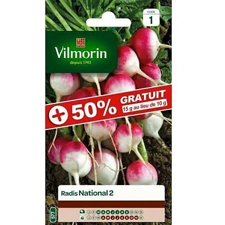 Radis national 2  + 50 % offert