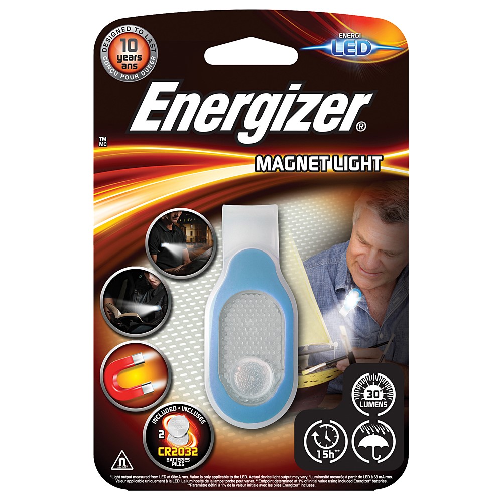 Lampe de poche magnétique - MAGNET 2 piles CR2032 - ENERGIZER