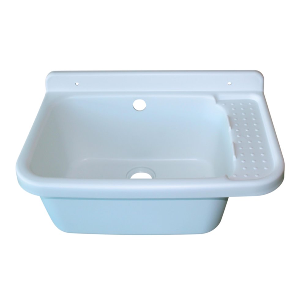 Bac à laver évier intérieur/extérieur 60L polypropylène 59 × 39 × 27 cm - FITT
