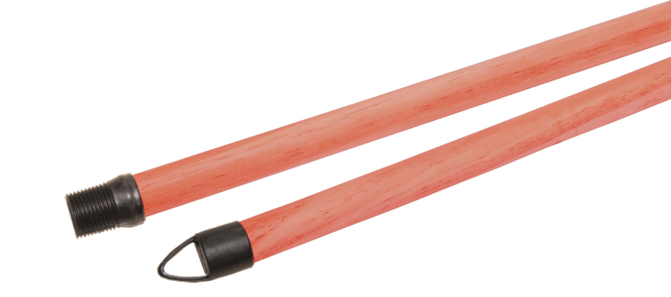 Manche à balai vernis acajou 120cm