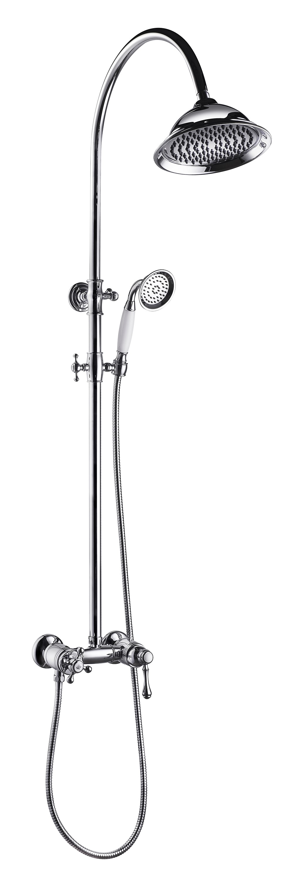 LEEDS COLONNE DE DOUCHE CHROME MITIGEUR MECANIQUE