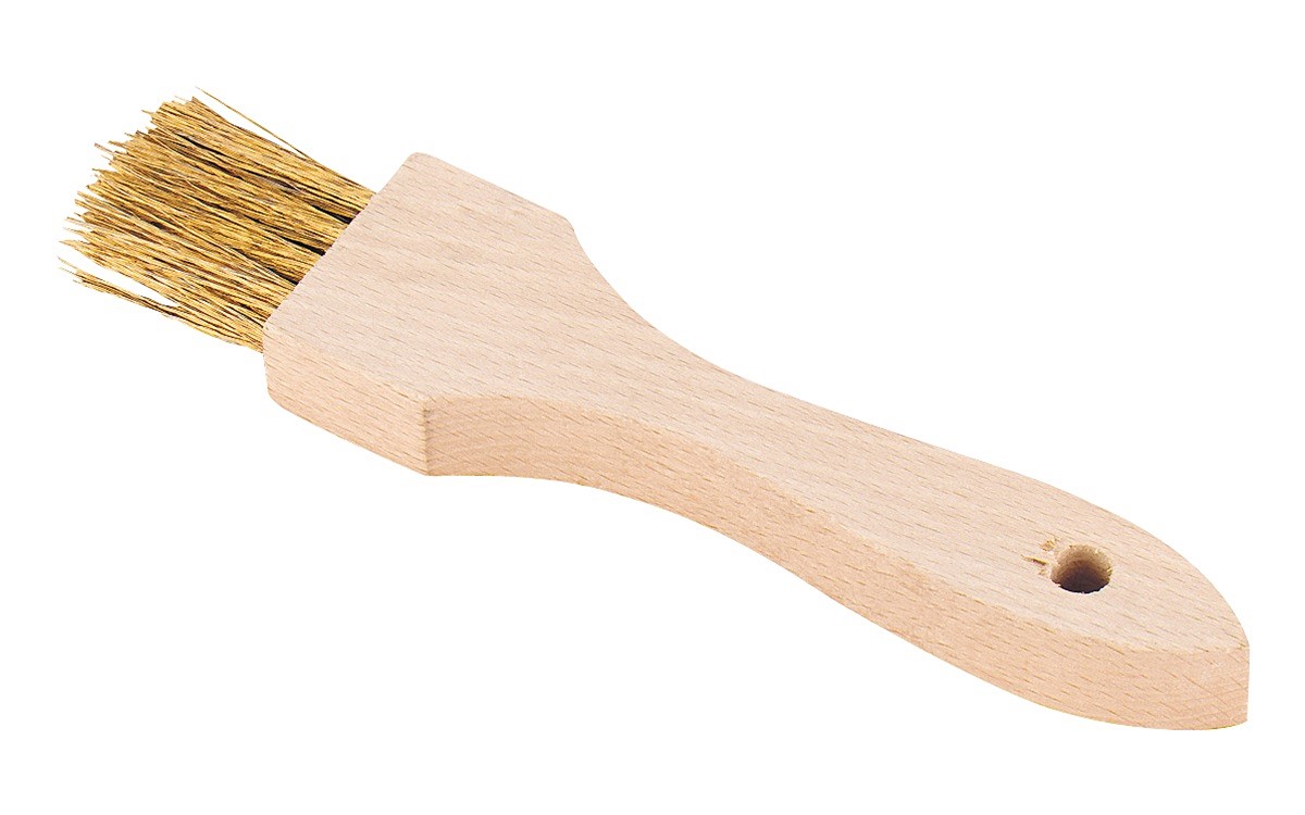 Brosse plate Laiton souple 2 Rangs