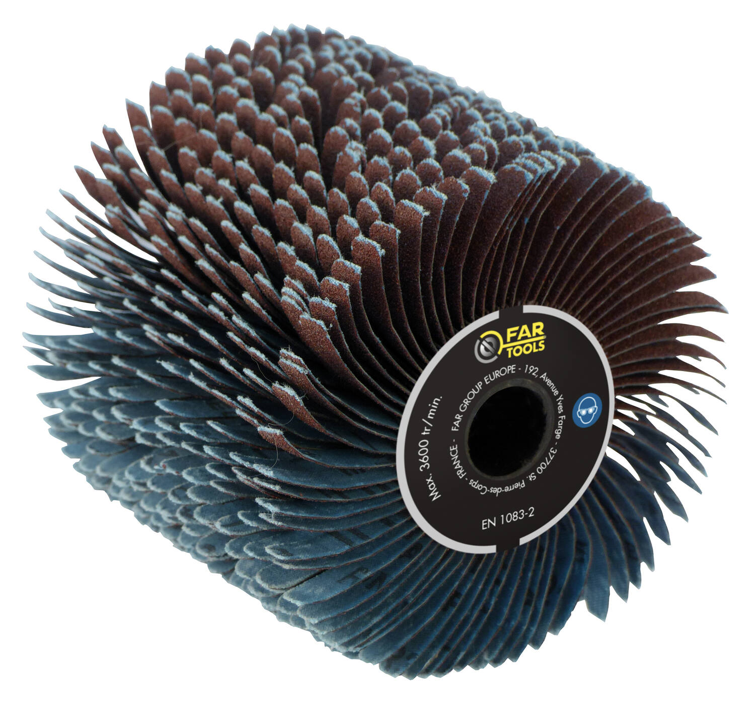 Brosse à lanières abrasives dimension: 120x100mm - FARGROUP