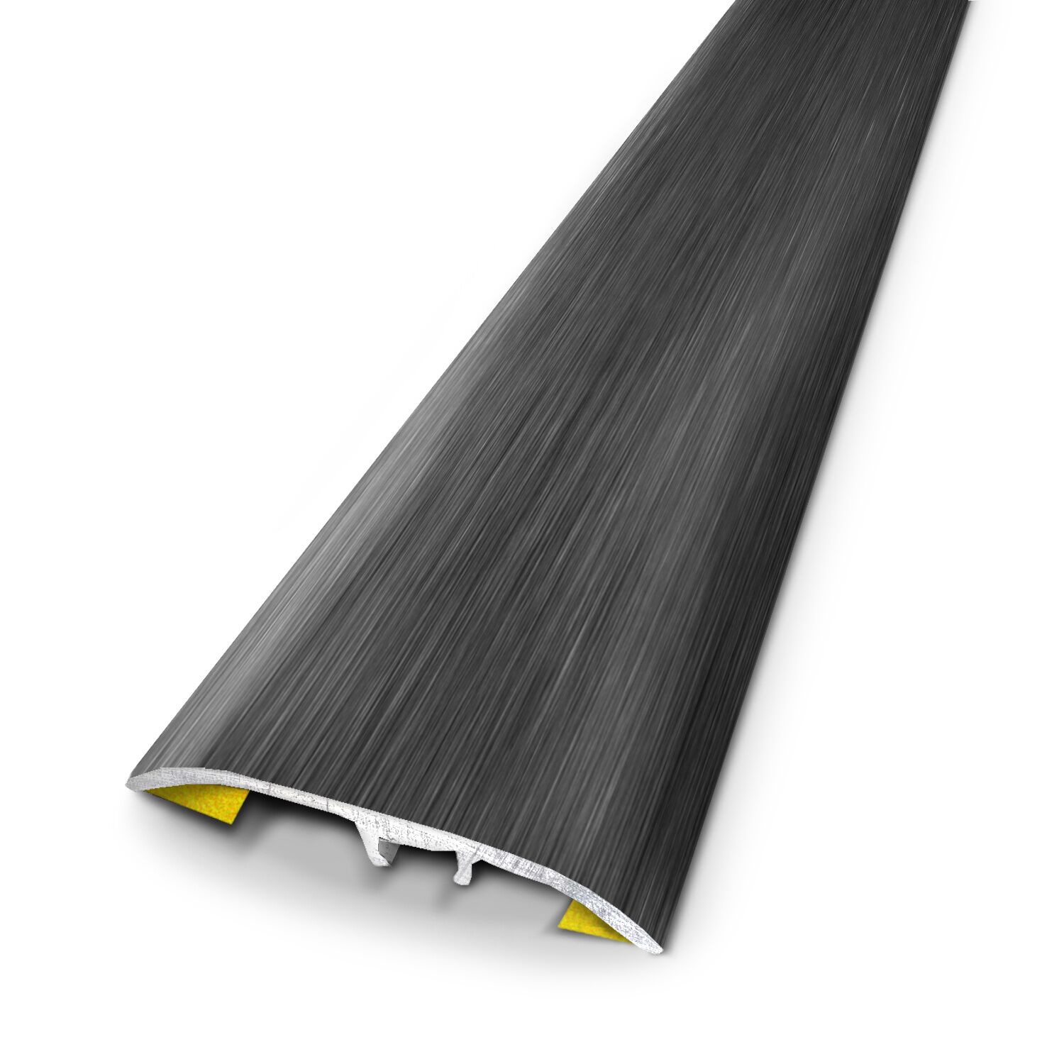 Seuil de porte adhésif universel L.83 x l.3,7 cm aspect inox - 3M