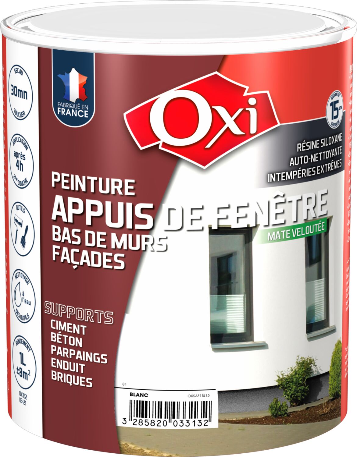 PEINTURE APPUIS-FENETRE GRIS ANTHRACITE RAL 7015 (1L)