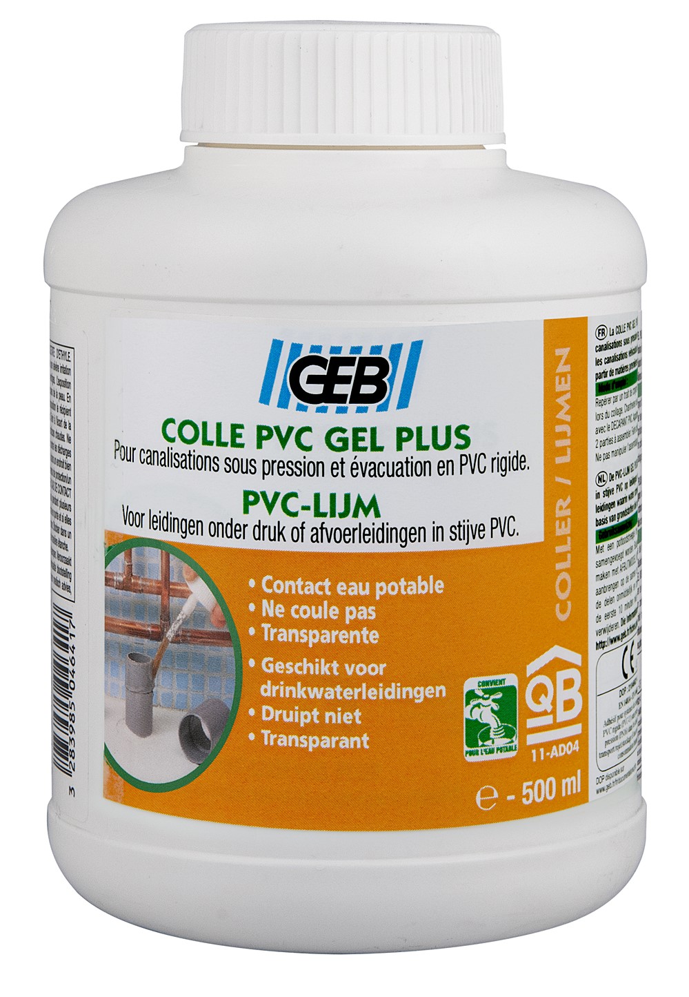 COLLE PVC GEL PLUS 500 ML 