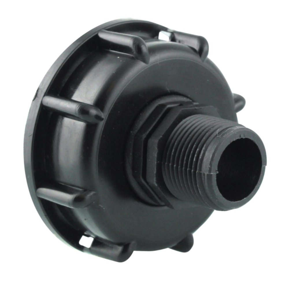 Ecrou F2’’ S60 ×6 + embout mâle fileté 3/4’’ - INTERPLAST