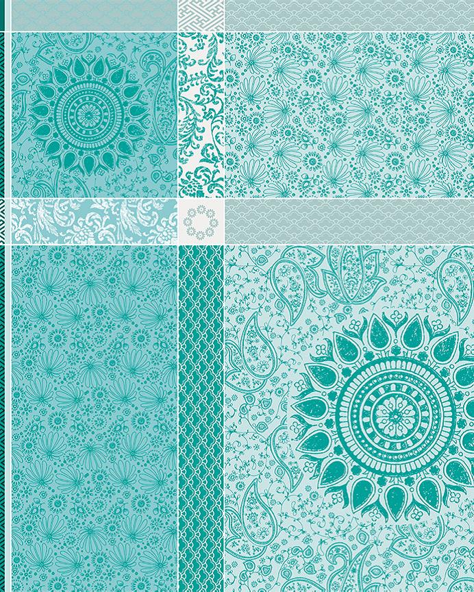 MATISSE MANDALA BLEU 160X240 4291