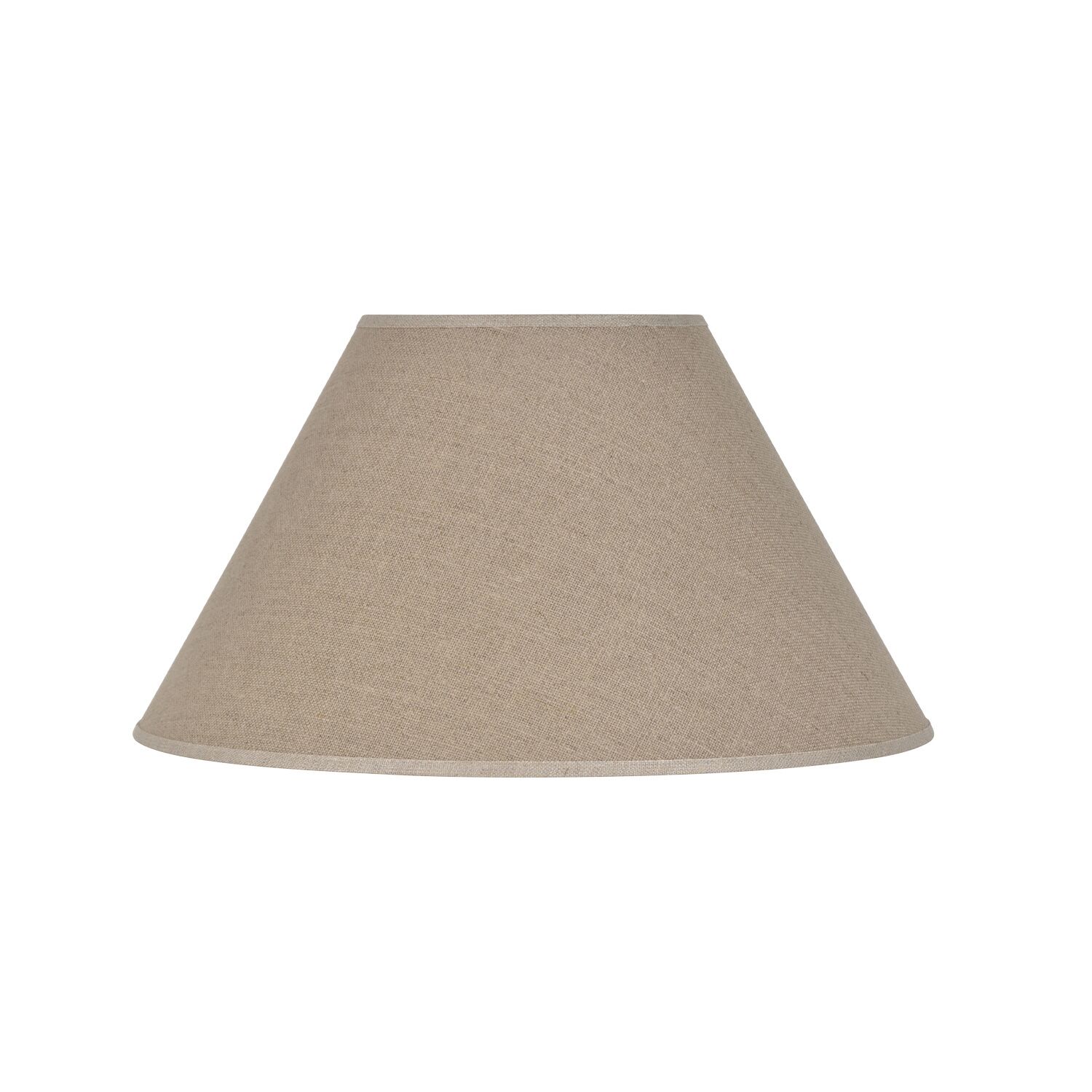 Abat-jour forme conique D40 toile de jute