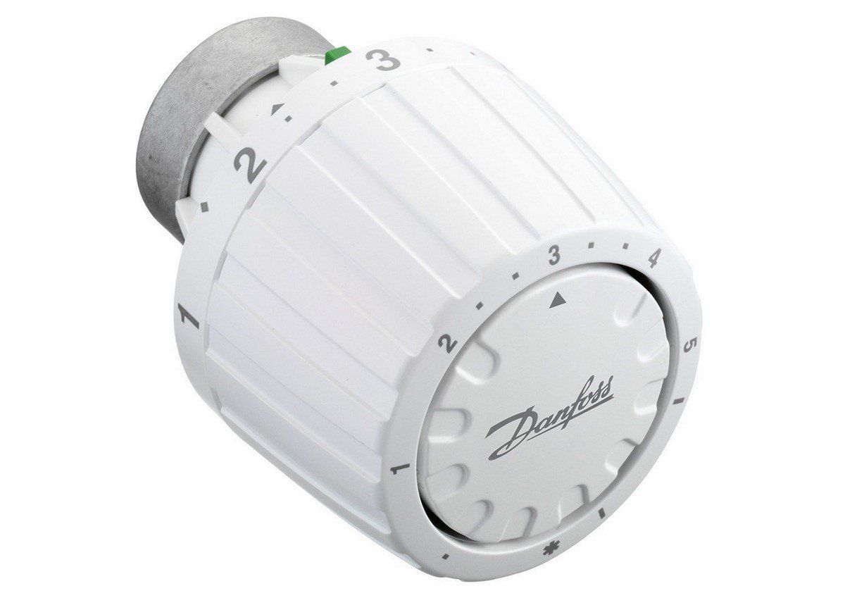Tête thermostatique blanc ancien corps type RAVL