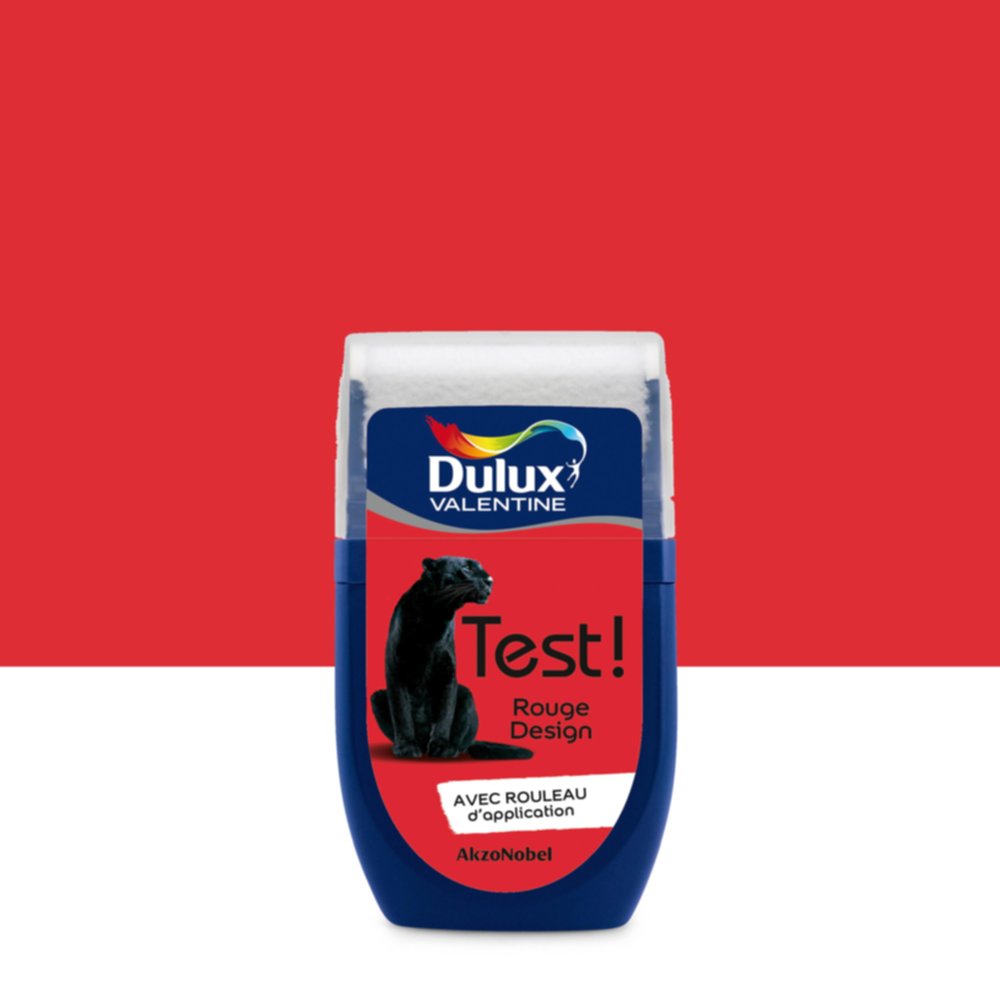Testeur de Peinture Crème de Couleur Rouge Design 30ml - DULUX VALENTINE
