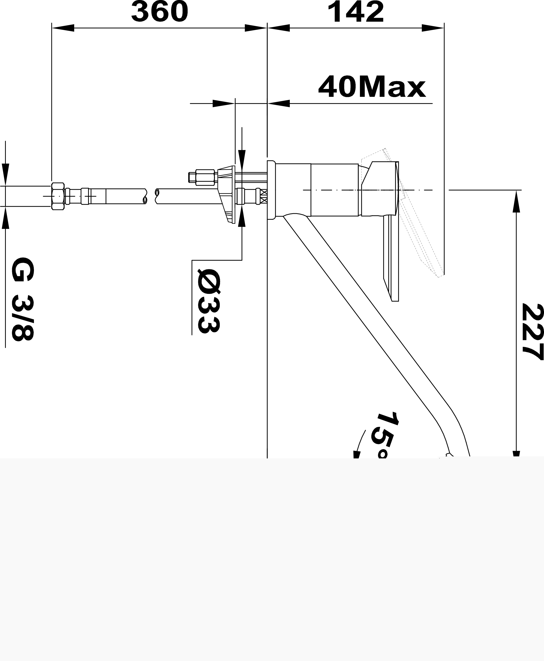 Mitigeur évier Kem façon inox NF - INVENTIV