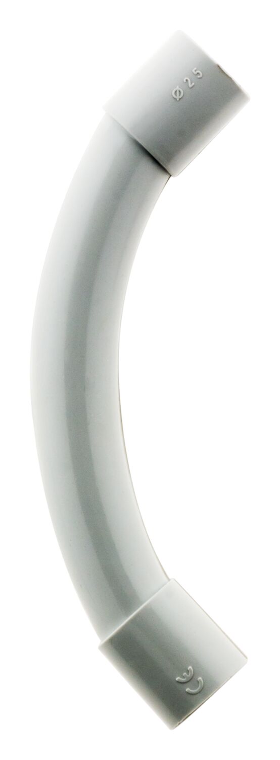 COURBES ZENITECH GRIS PVC D25MM X1