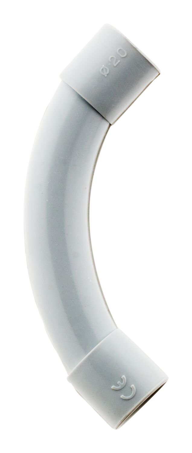 COURBES ZENITECH GRIS PVC D20MM X2