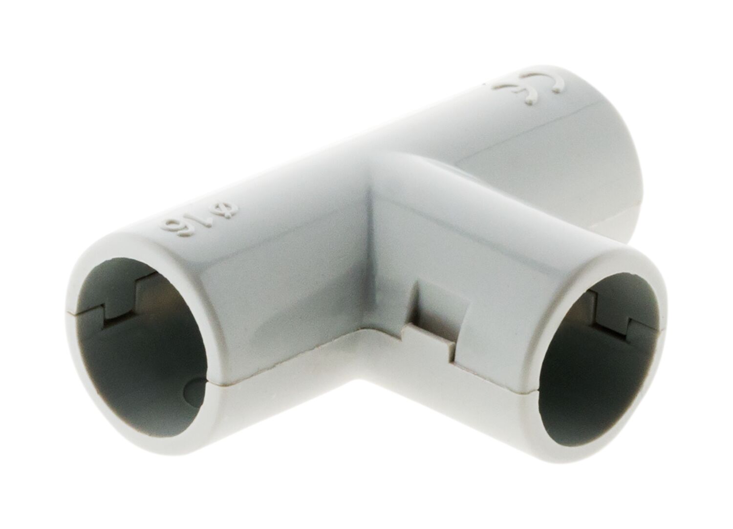 TES CONDUIT GRIS PVC D16MM X2