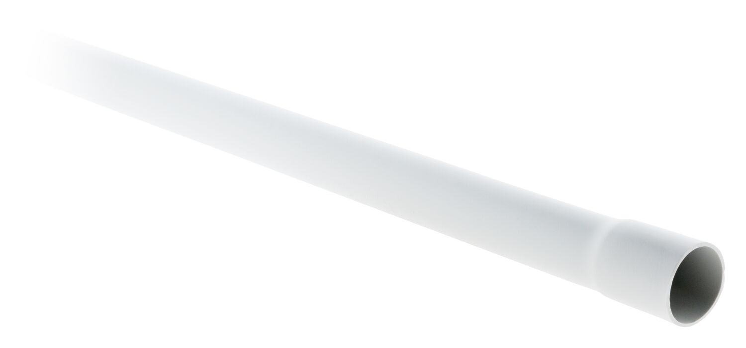 Tube IRL blanc d20 longueur 2m - PLASTO
