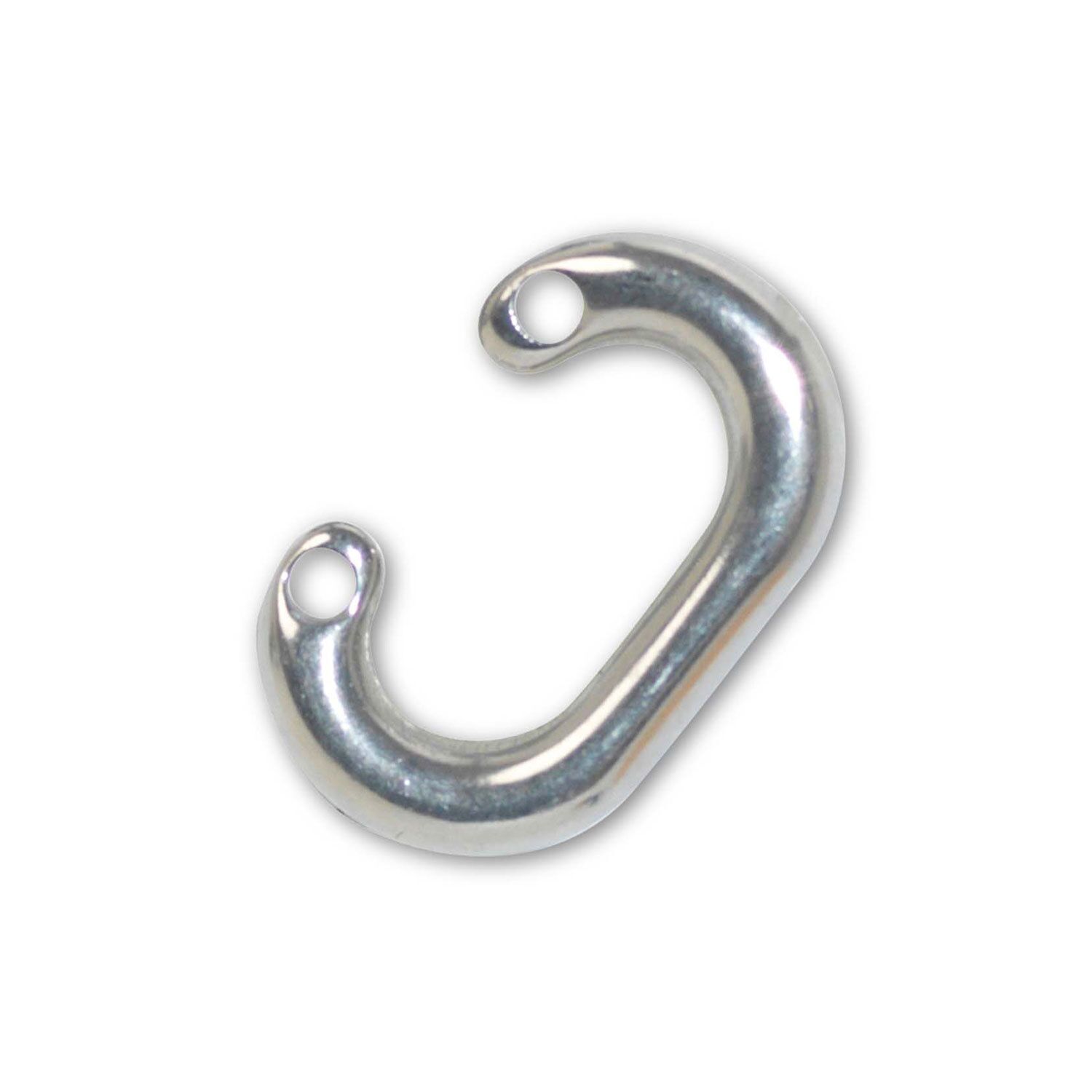 Maillon de jonction à river  - acier inoxydable - charge de travail indicative 200 kg - pour chaîne diamètre 6 mm - CHAPUIS