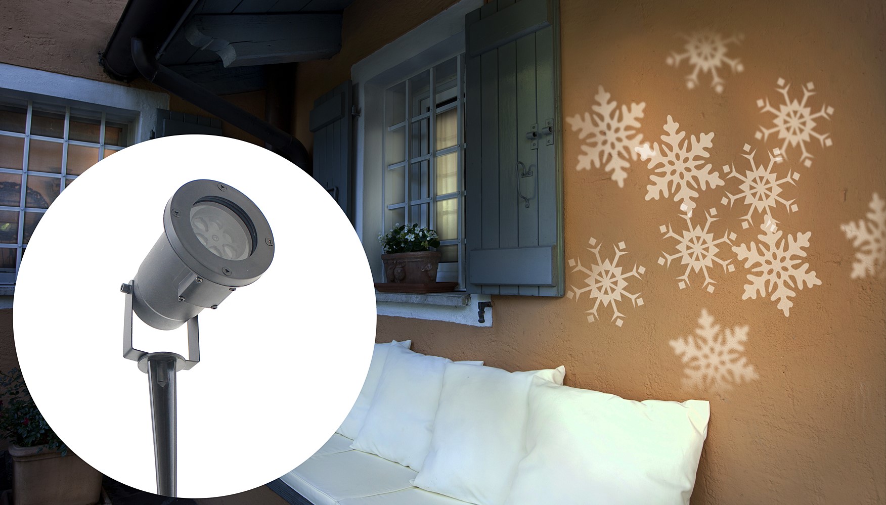 PROJECTEUR NOIR LED