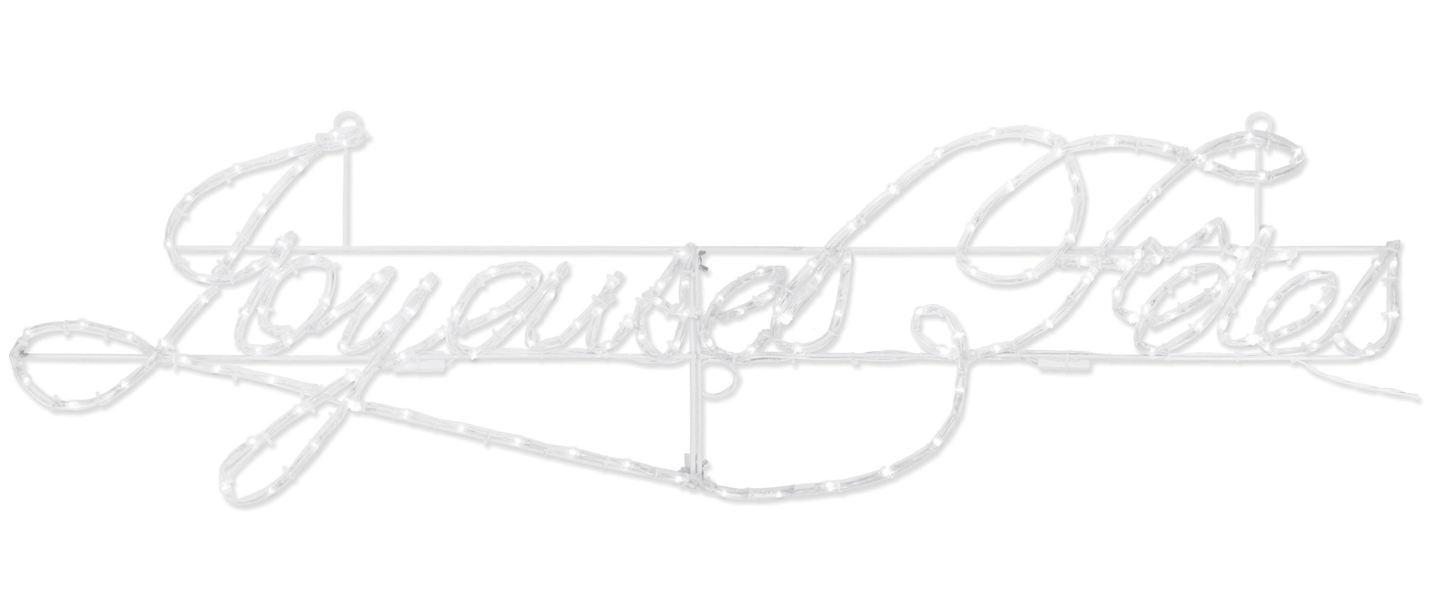 MOTIF CALLIGRAPHIE 'JOYEUSES FETES'