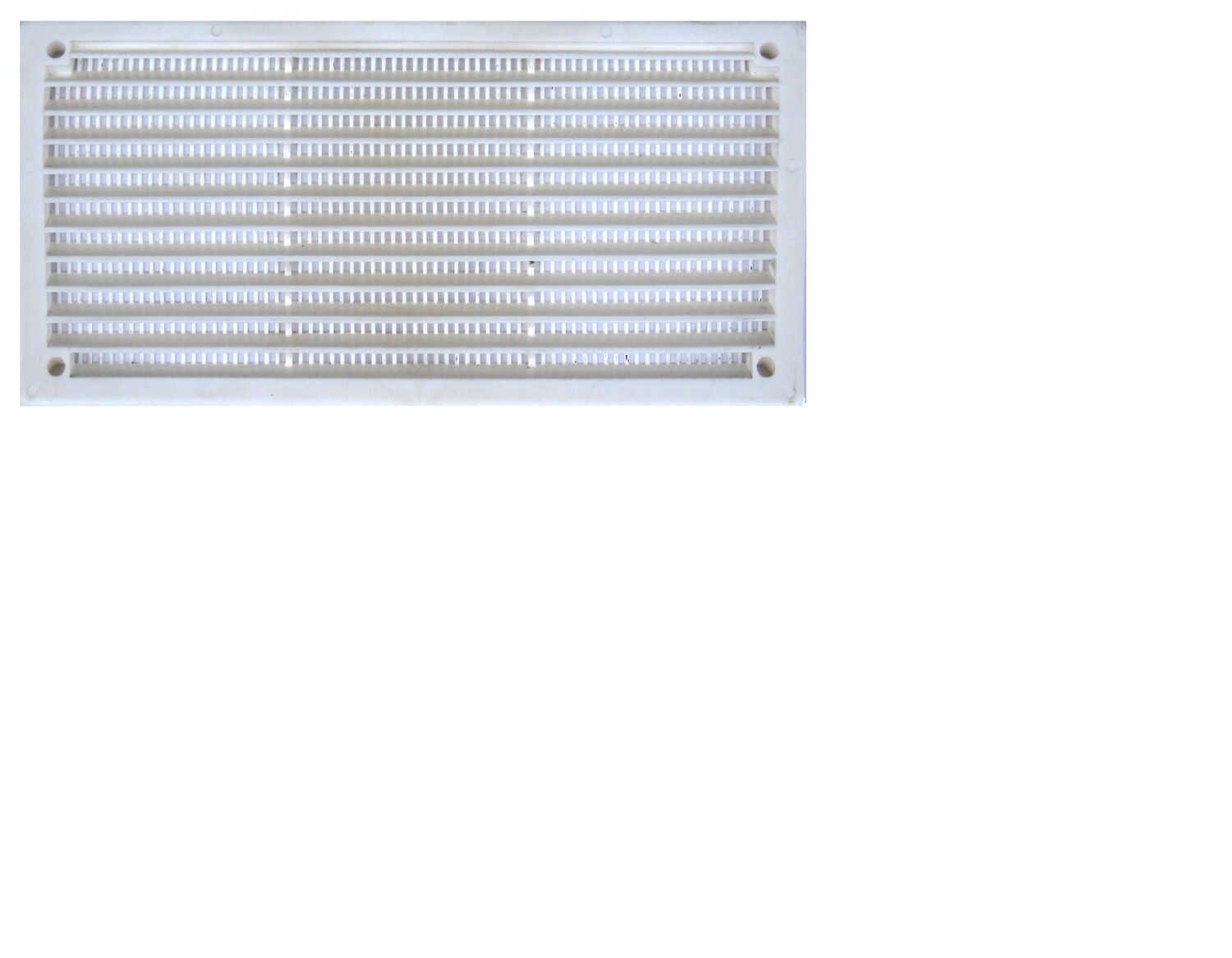 Grille aération inox à visser 8,6x16,5cm