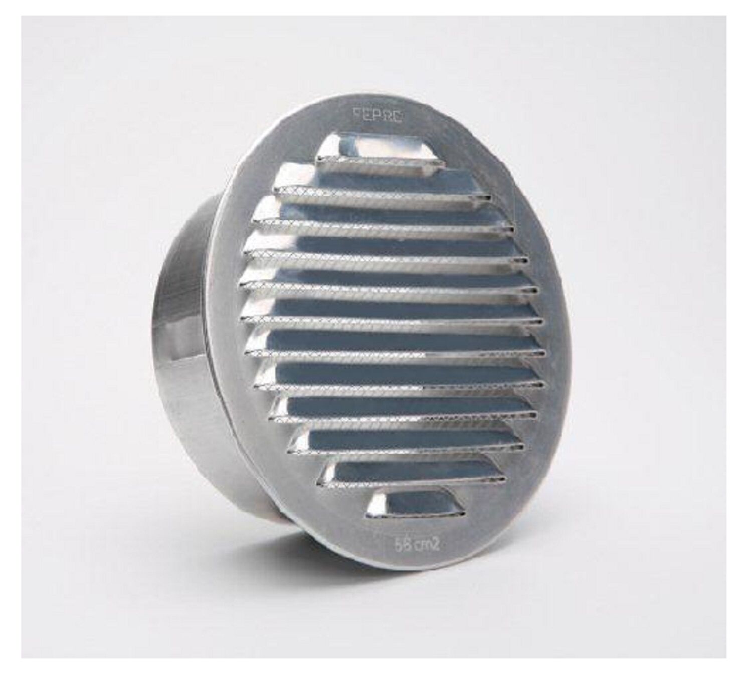 GRILLE ALUMINIUM ARGENTÉ À ENCASTRER AVEC CLIPS