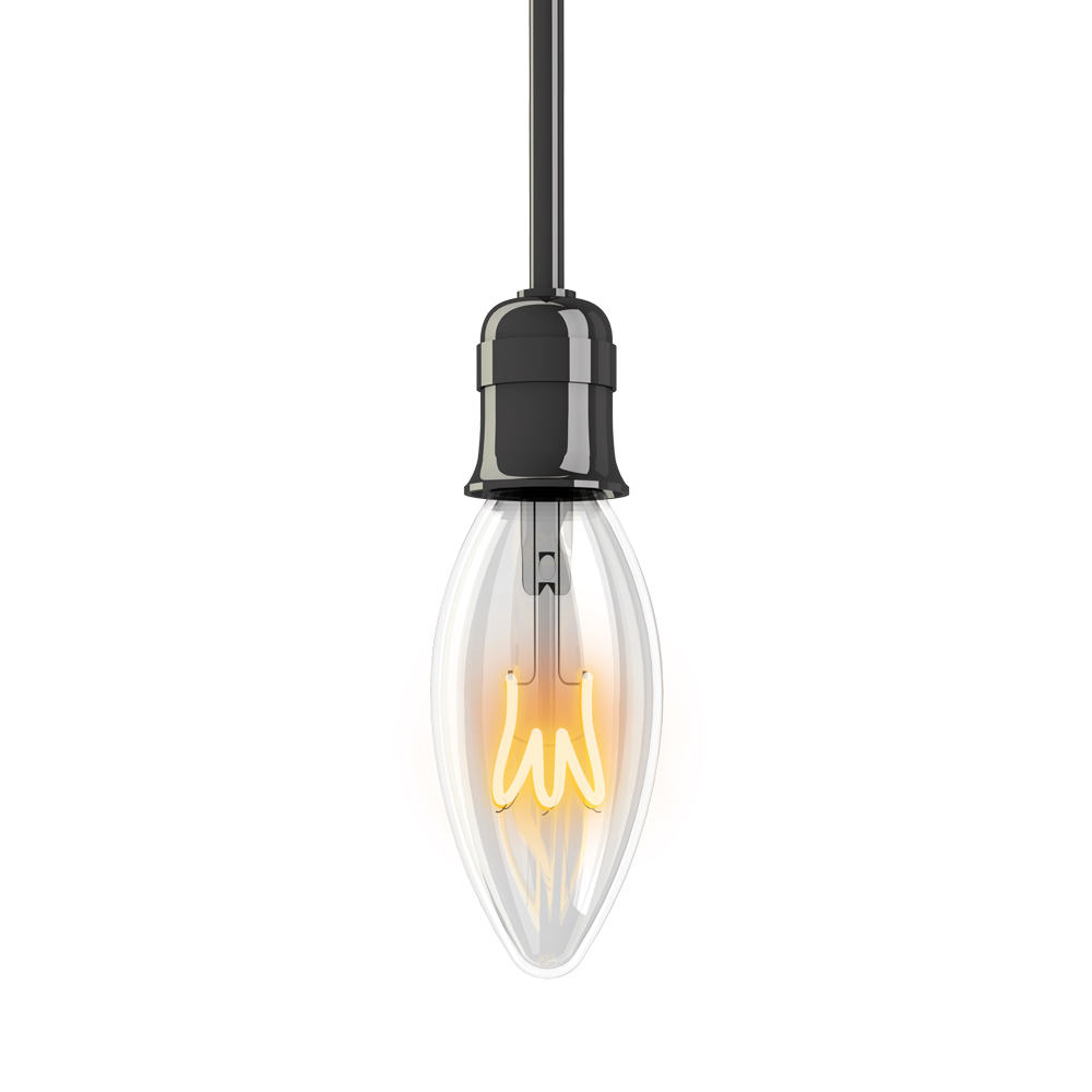 Ampoule LED Flamme Vintage Spirale E27 180lm 4W Blanc chaud - XANLITE