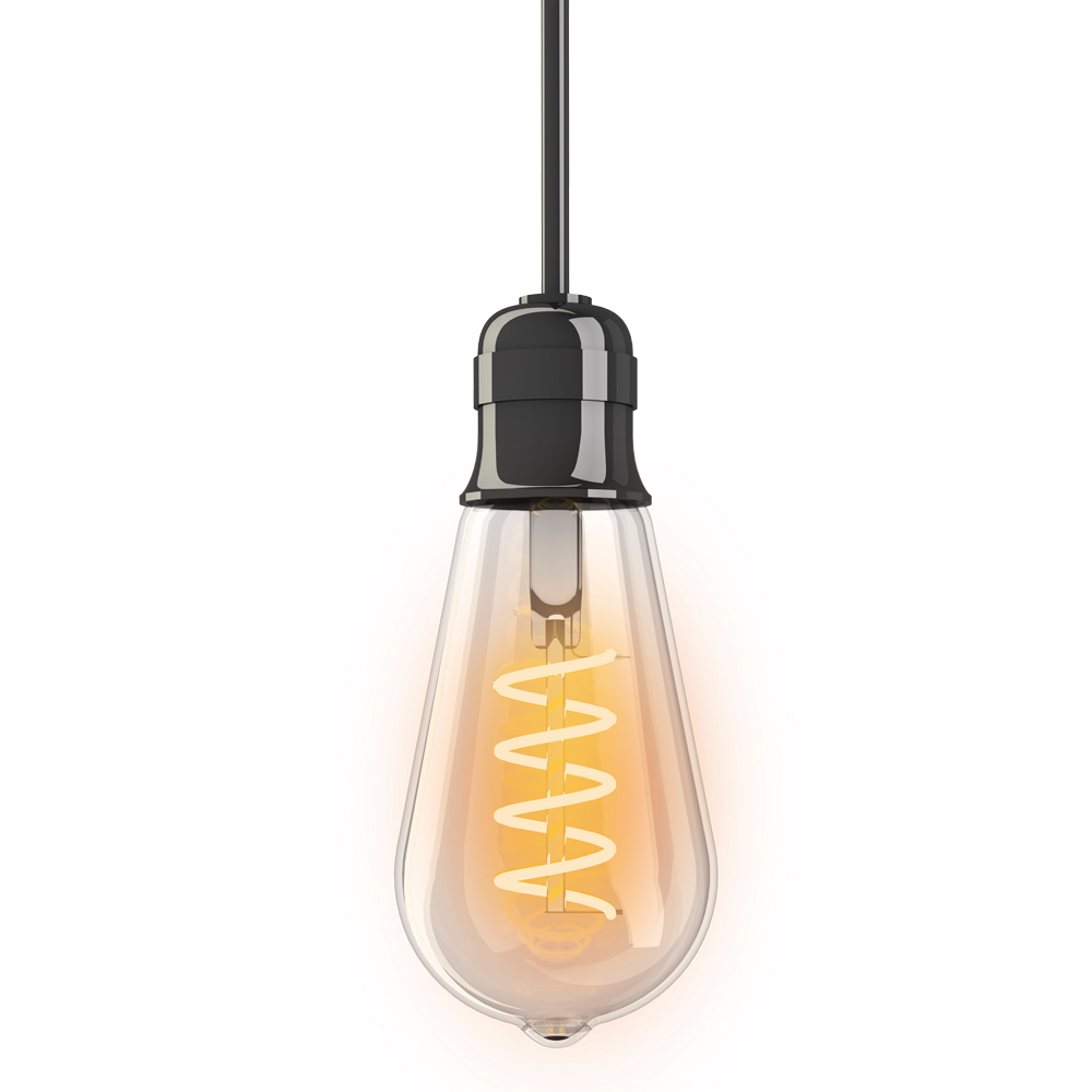 Ampoule led déco filament  E27 300lm 4W blanc chaud - XANLITE
