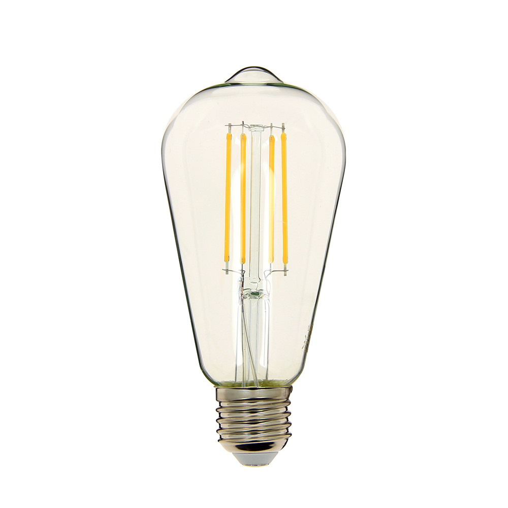 Ampoule led filament transparent E27 1055lm 8W blanc neutre - XANLITE
