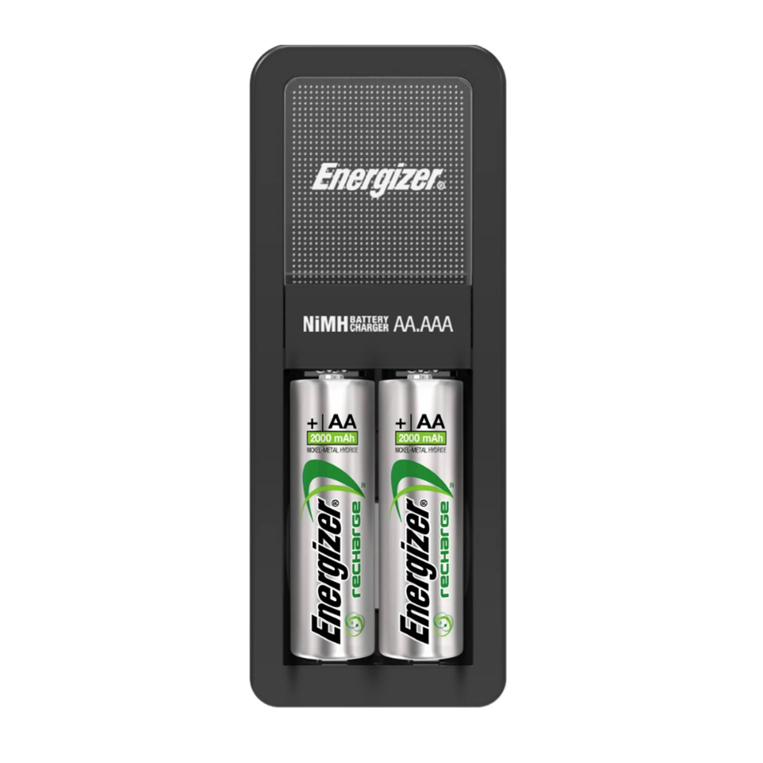 Mini Chargeur de Piles 2 canaux + 2AA Energizer