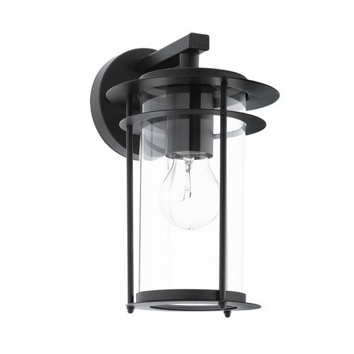 APPLIQUE EXT VALDEO NOIR GALVA E27 60W
