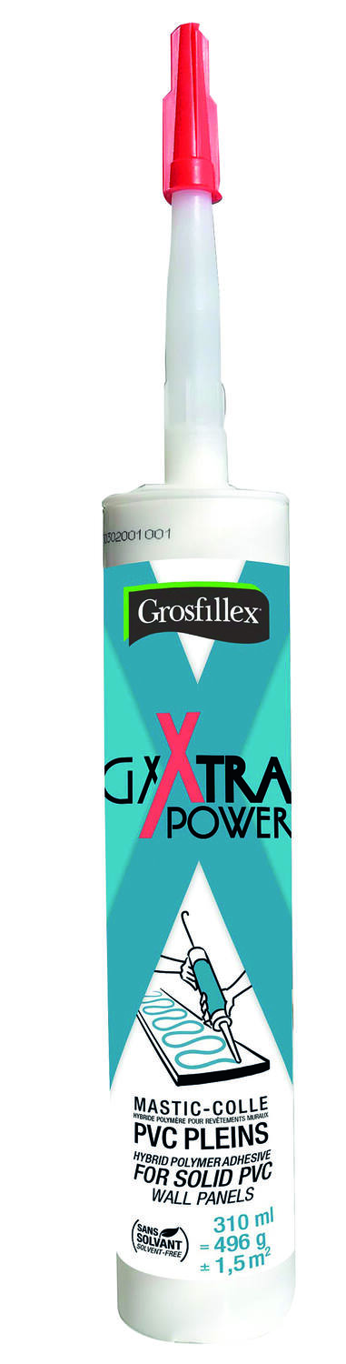 Colle mastic spéciale revêtement mural PVC 310 ml - GROSFILLEX