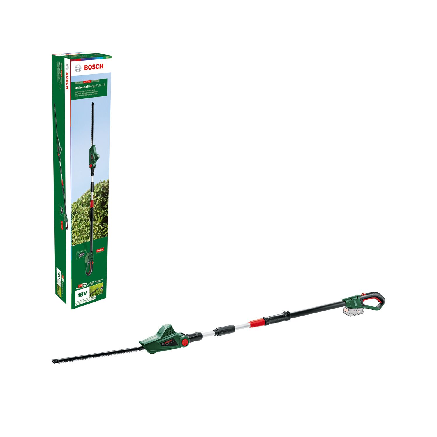 Taille-haie à batterie sur perche UniversalHedgePole 18 - BOSCH