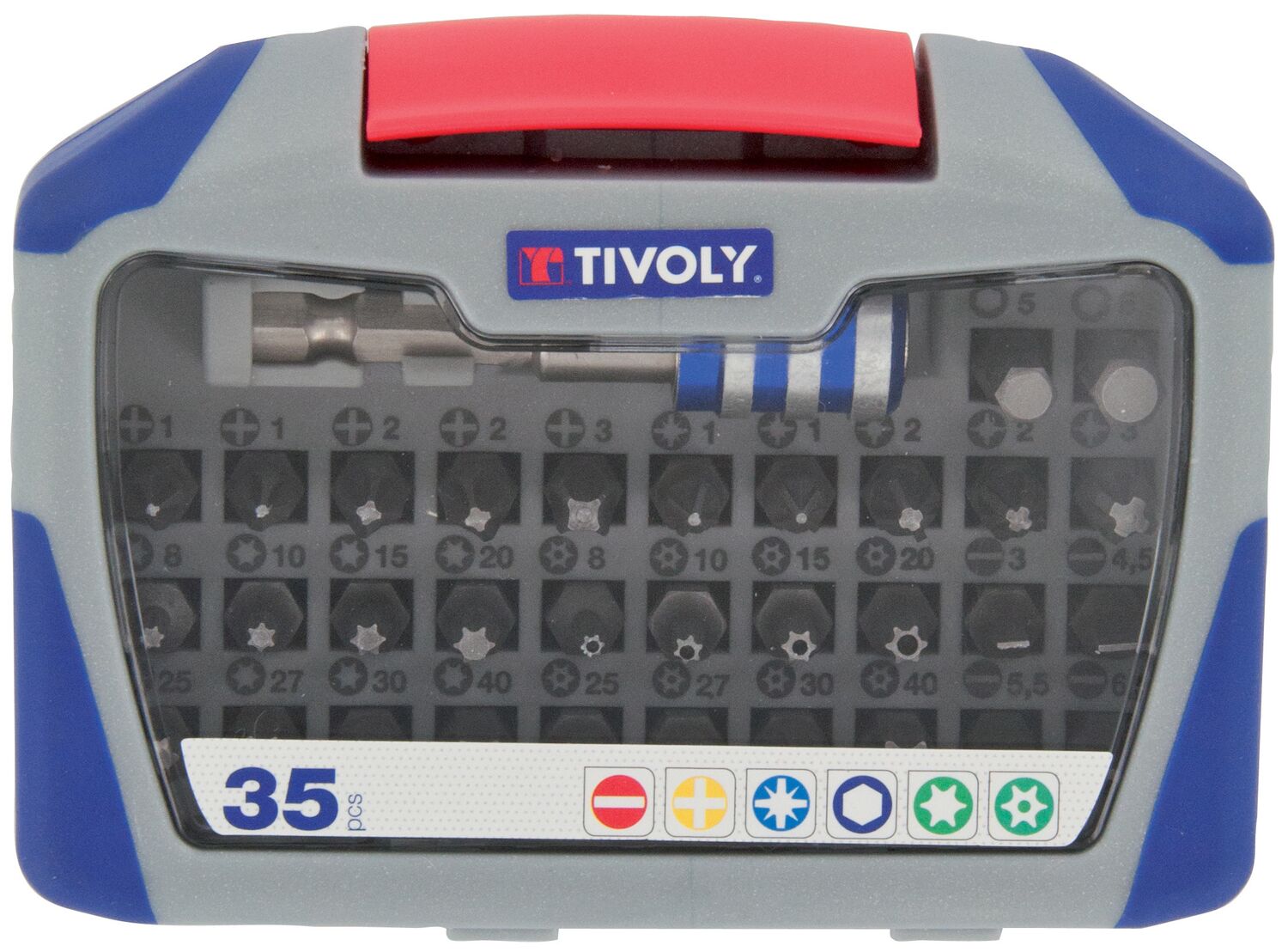 Coffret 35 embouts de vissage - TIVOLY