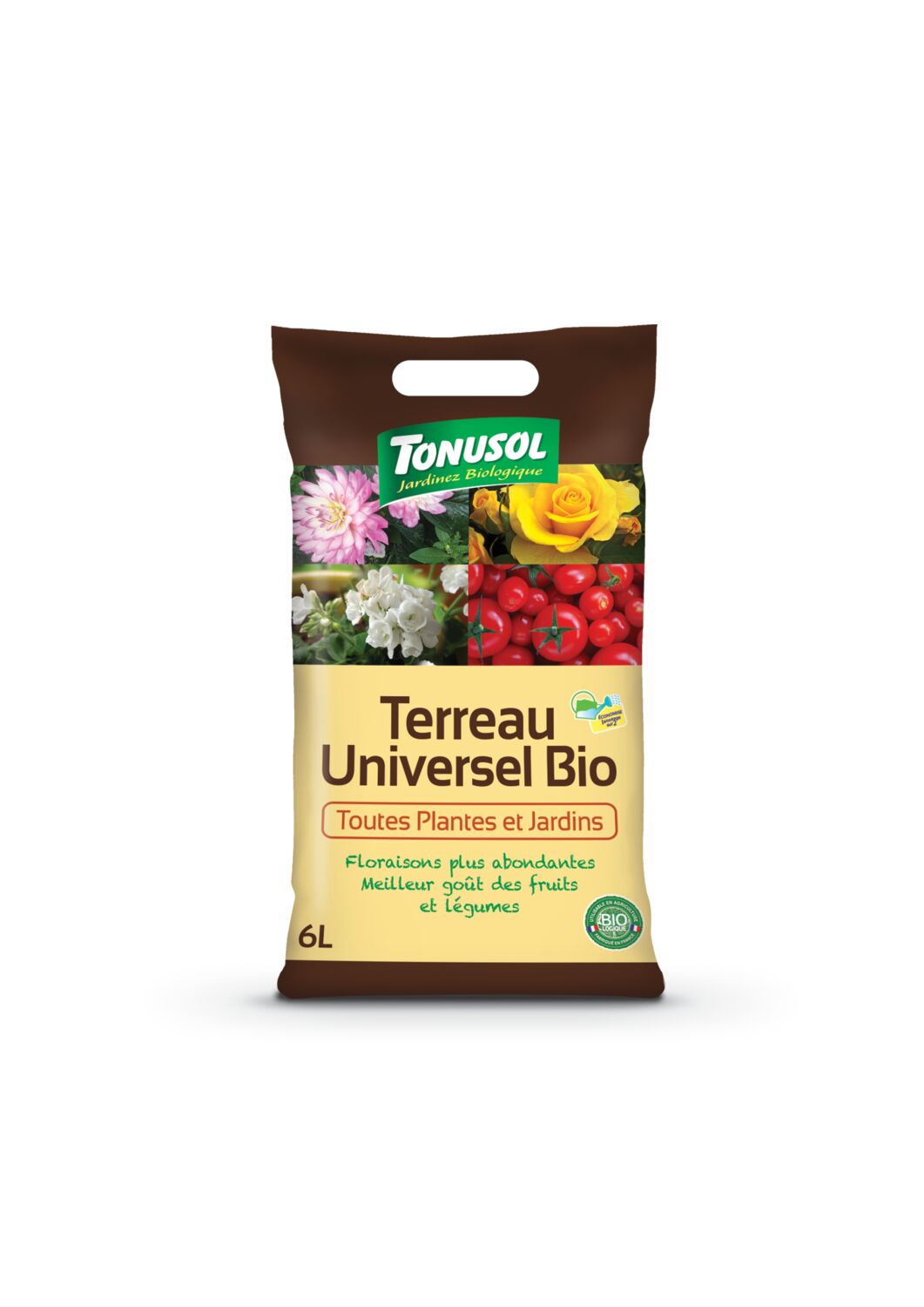 Terreau bio universel 6L - TONUSOL