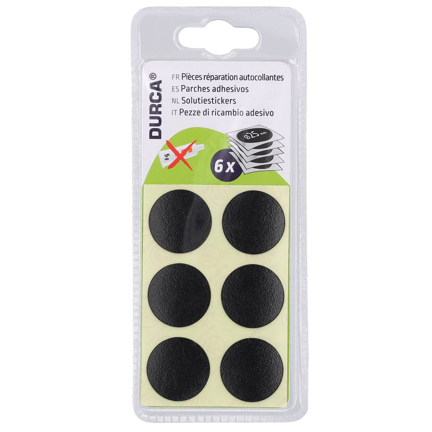 Kit de patchs autocollants réparation chambre à air vélo 
