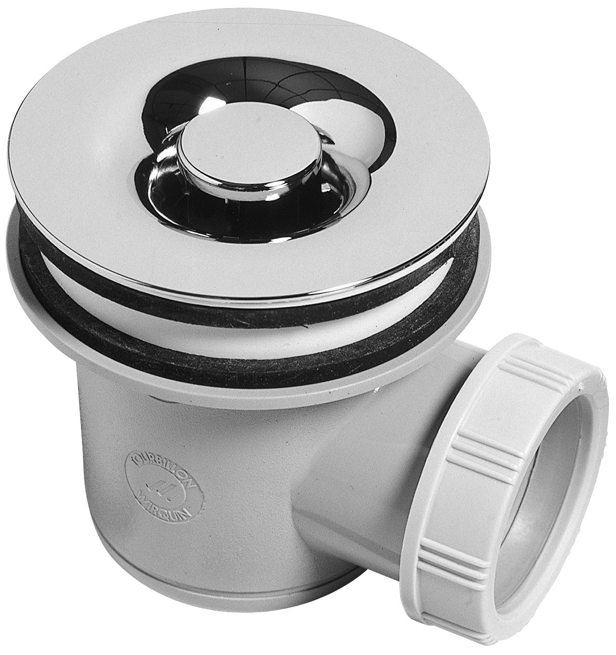 Bonde de douche Ø60 mm sortie horizontale - 1ER