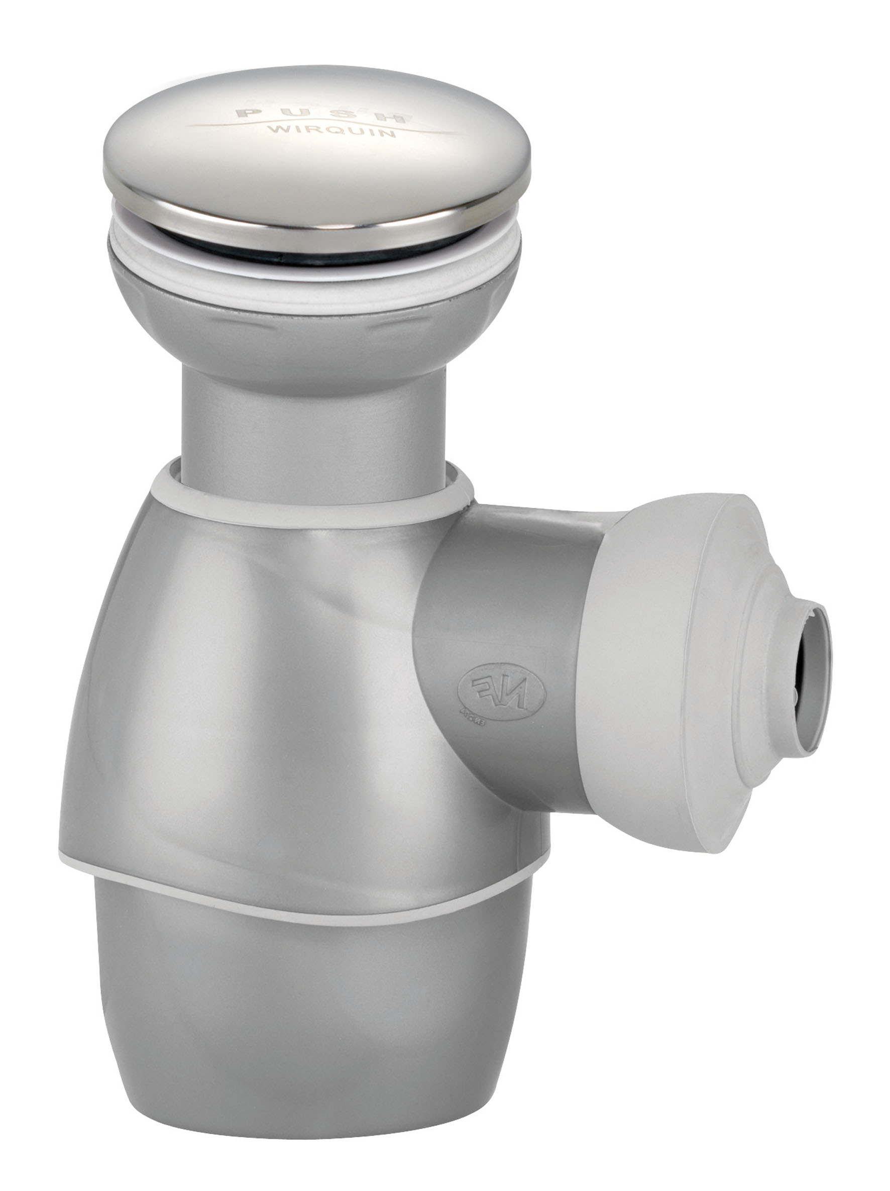 Bonde + siphon tout-en-un pour lavabo, sans trop-plein - INVENTIV