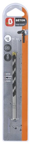 Foret béton Ø14 L240 x 50 mm - INVENTIV