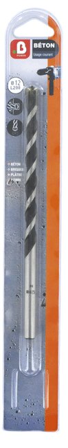 Foret béton long Ø8 x L200 mm - INVENTIV