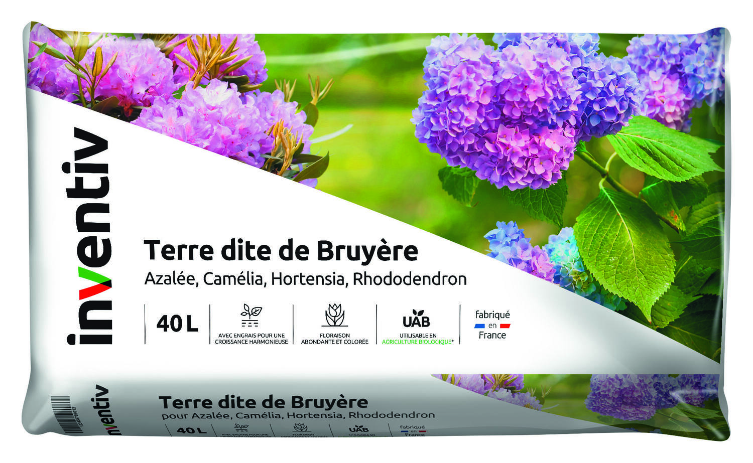 Terre dite de bruyère 40L - INVENTIV