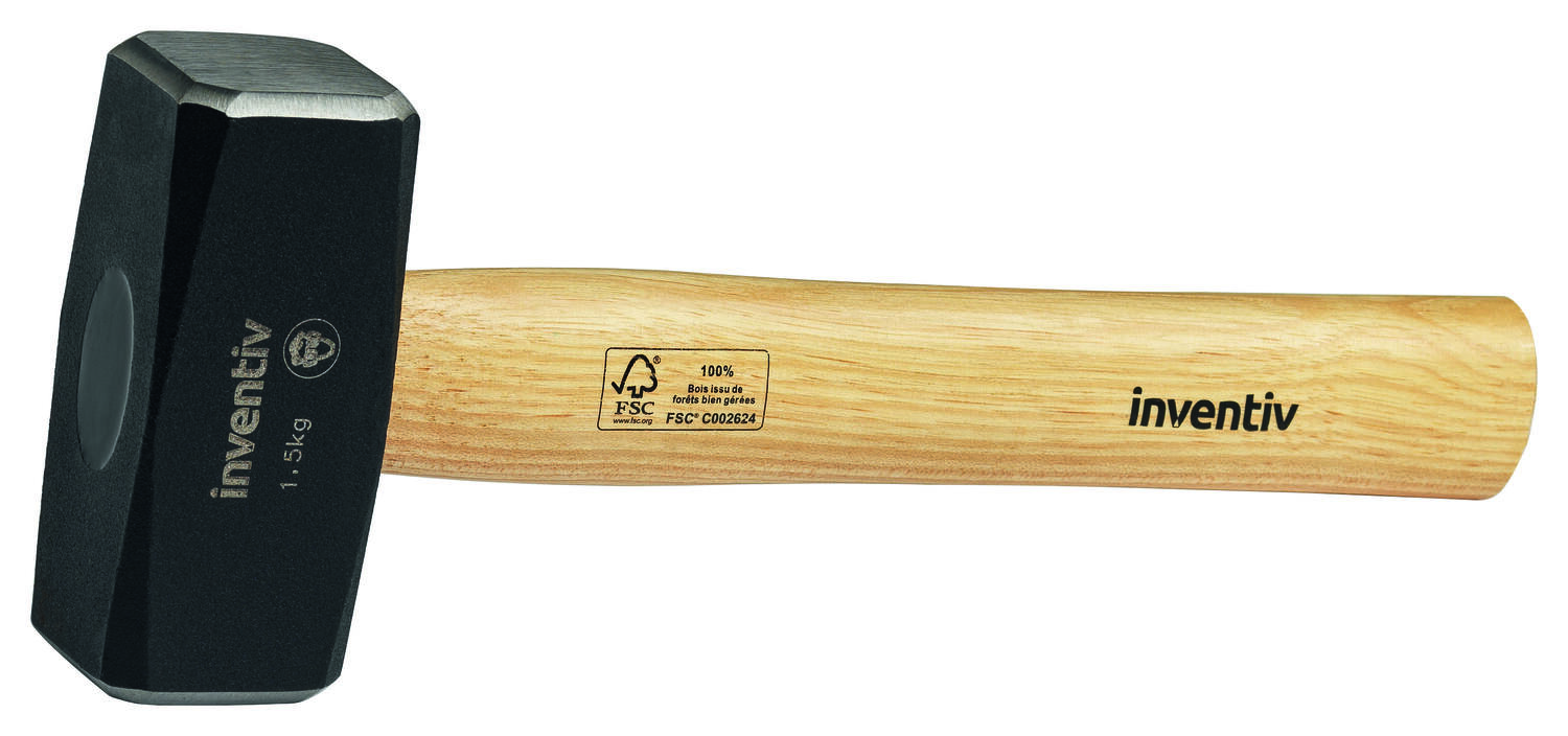 Massette en bois 1,5 kg - INVENTIV