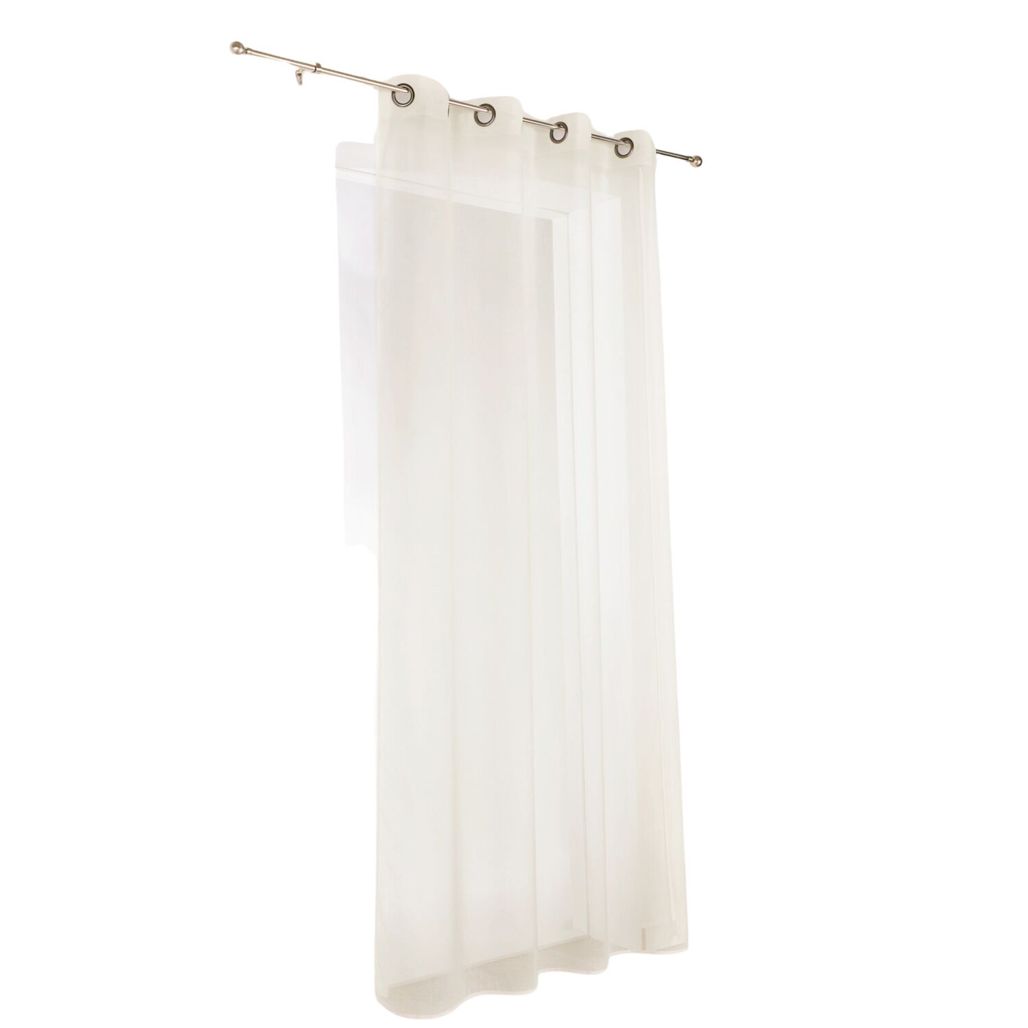 Voilage à œillets LINETTE 145x240 cm Ecru