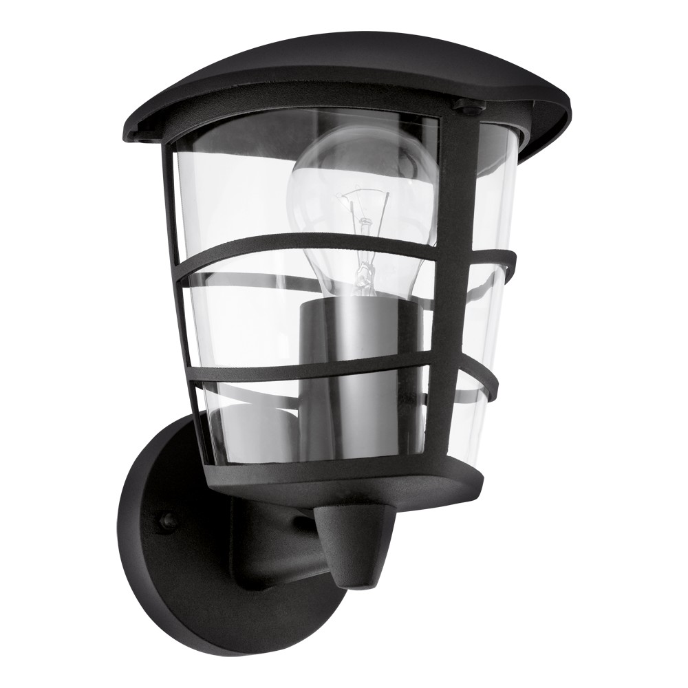 Applique extérieure montante Inari E27 60w noir - INVENTIV