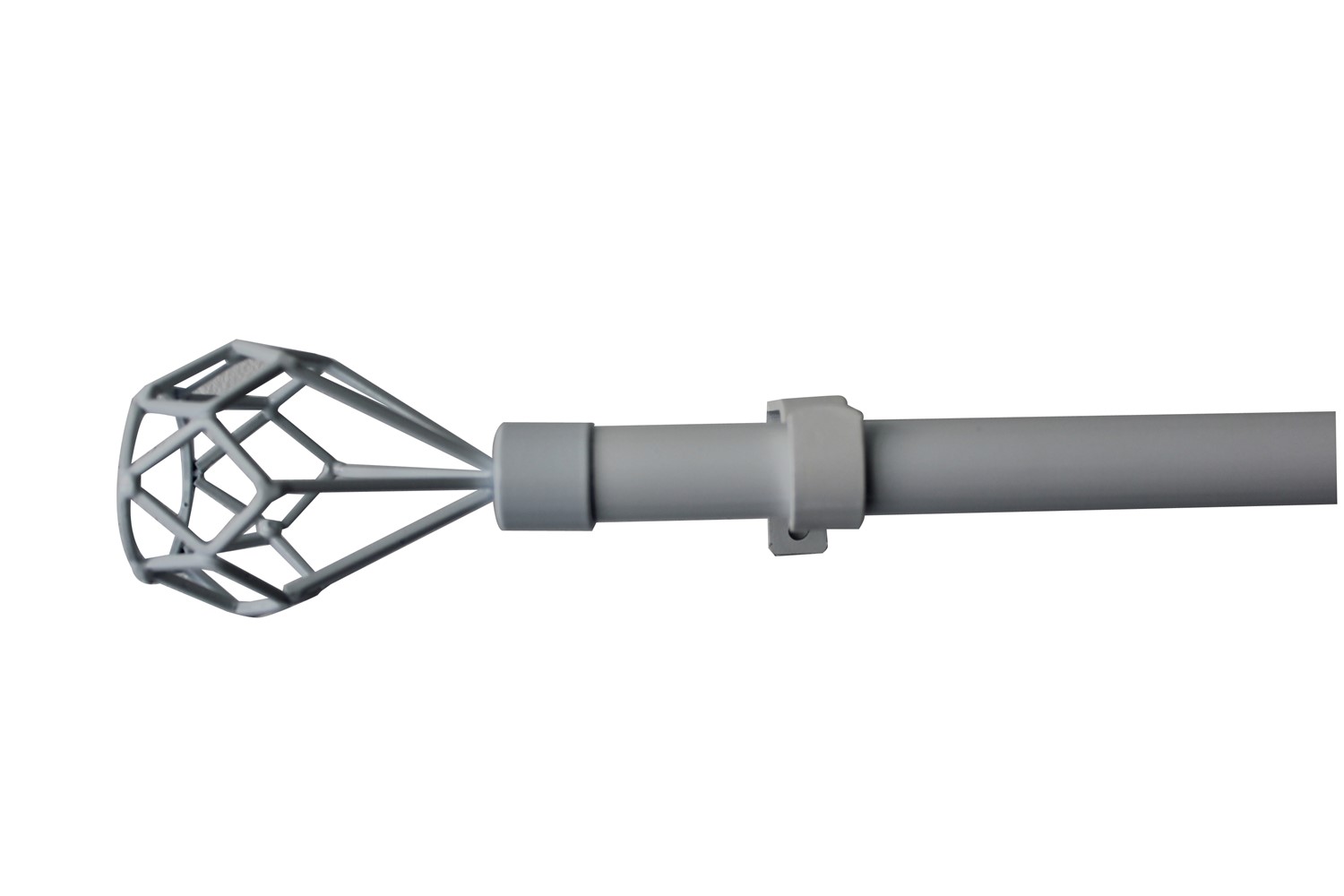 Barre Rideaux Extensible Tya Ø16-19mm 160-300cm Blanc - INVENTIV